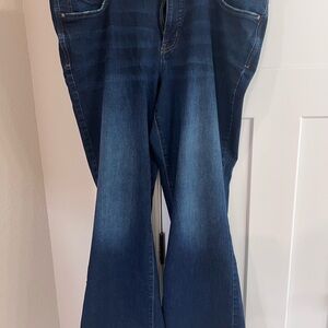 Maurices Dark Blue Flare Jeans